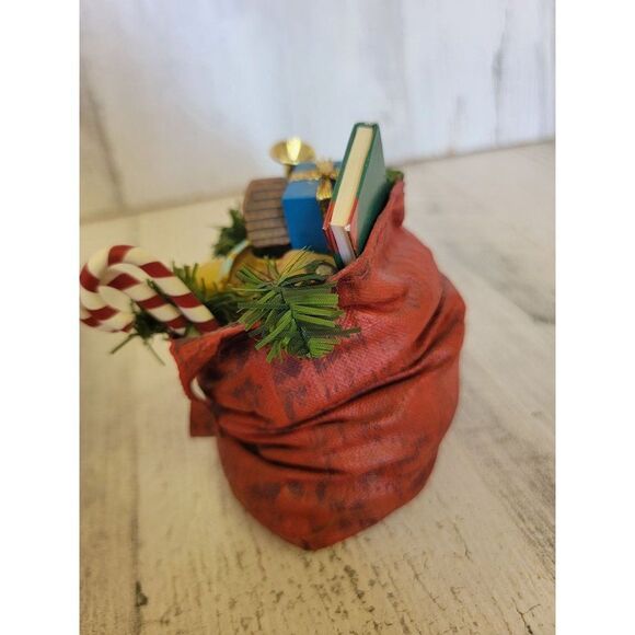 Santa Claus gift toy bag accessory good girls and boys book Xmas figure - Picture 7 of 7